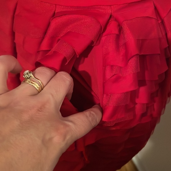 BCBGMAXAZRIA Red Marina Cocktail Dress - Picture 8 of 11